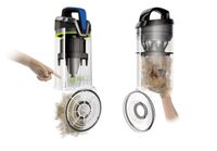 BISSELL - Pet Hair Eraser Turbo Rewind Upright Vacuum - Cobalt Blue and Electric Green - Alternate Views