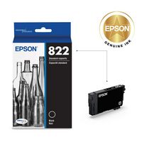 Epson - T822 Standard Capacity Ink Cartridge - Black - Alternate Views