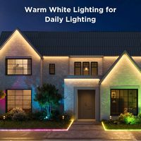 Govee - Wi-Fi Bluetooth Smart Outdoor LED Strip Light 32ft - Multi - Alternate Views