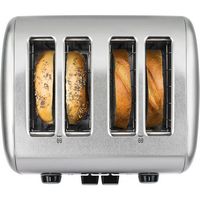 KitchenAid - 4-Slice Programmable Toaster with Manual High-Lift Lever - Brushed Stainless - Alternate Views