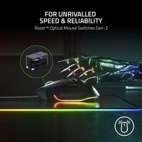 Razer - Basilisk V3 Wired Optical Gaming Mouse with Chroma RBG Lighting - Wired - Black - Alternate Views