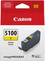 Canon - PFI-5100 AMR LUCIA PRO II Standard Capacity Ink Cartridge - Yellow - Alternate Views