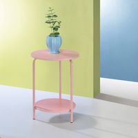 OSP Home Furnishings - Elgin Accent Table - Pink - Alternate Views