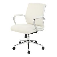 Office Star Products - Mid Back Antimicrobial Fabric Chair - Dillon Snow - Alternate Views