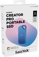 SanDisk - Creator Pro 2TB Portable SSD - Blue - Alternate Views