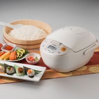 Zojirushi - 5.5 Cups Micom Rice Cooker & Warmer - White - Alternate Views