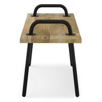 Simpli Home - Berkeley Small Entryway Bench - Natural - Alternate Views