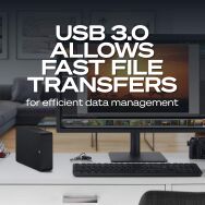 Seagate - Expansion Desktop 8TB HDD - Black - Alternate Views