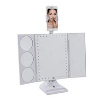Glo-Tech - Bluetooth Selfie Mirror - White - Alternate Views