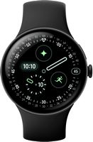 Google - Pixel Watch 4 (45mm) - Wi-Fi - Matte Black Case - Obsidian Band - (2025) - Alternate Views