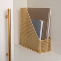 Martha Stewart - Ryder Premium Single Slot Desktop Holder - Gold - Alternate Views