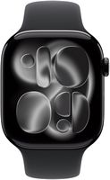 Apple Watch Series 11 (GPS+Cellular) 46mm Aluminum Case with Black Sport Band - S/M - Jet Black (... - Alternate Views