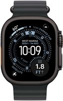 Apple Watch Ultra 3 (GPS+Cellular) 49mm Titanium Case with Black Ocean Band - Black - (2025) - Alternate Views