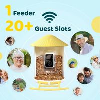 BIRDFY - Smart Wild Bird Feeder with Camera for Outdoor, Solar Power&AI Enabled Bird Recognition ... - Alternate Views