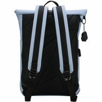 Swissdigital Design - LAMONE Rolltop TSA-Friendly Water-Resistant Backpack With USB Charging Port... - Alternate Views