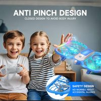 URANHUB - Mini Drone with 5 Colorful Lighting Modes and Remote Controller - Blue - Alternate Views
