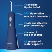 Waterpik - Cordless Plus Water Flosser - Blue - Alternate Views