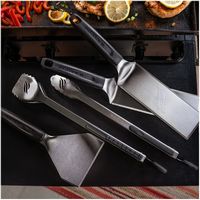 Blackstone - 6-Piece Griddle Essentials Deluxe Toolkit - Silver - Alternate Views