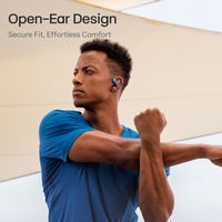 Shokz - OpenFit Air Open-Ear True Wireless Earbuds - Stone Blue - Alternate Views