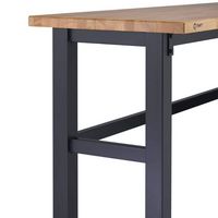 TRINITY | 72x19 | Wood Top Workbench - Black - Alternate Views