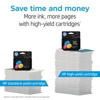 HP - 62XL High-Yield Ink Cartridge - Tri-color - Alternate Views
