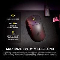 CORSAIR - Sabre V2 Pro Ultralight Gaming Mouse - Wireless - Black - Alternate Views