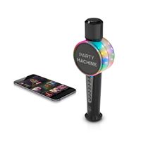 Singing Machine - Party Machine Mic - Black - Alternate Views
