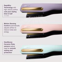 Shark - SilkiPro Straight Wet to Dry Straightener + Rapid Blow Dryer - Rose Petal - Alternate Views