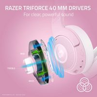 Razer - Kraken Kitty V2 Wireless Gaming Headset for PC, Mac, Playstation, Nintendo Switch, Steam ... - Alternate Views