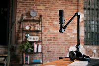 Sennheiser - Profile USB Microphone Streaming Set with Boom Arm, 3 m USB-C Cable & Mic Pouch - Black - Alternate Views