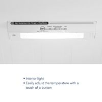 Insignia™ - 11.5 Cu. Ft. Bottom Mount Refrigerator with ENERGY STAR Certification - White - Alternate Views