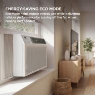 TCL - 350 Sq. Ft. 8,000 BTU Smart Window Air Conditioner - White - Alternate Views