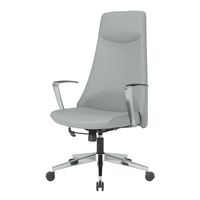 Office Star Products - High Back Antimicrobial Fabric Office Chair - Dillon Steel - Alternate Views