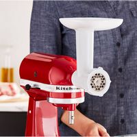 KitchenAid - Food Grinder Attachment for Stand Mixer - White - Alternate Views