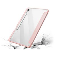 SaharaCase - Folio Case for Samsung Galaxy Tab S8+ and Tab S7 FE - Clear/Pink - Alternate Views