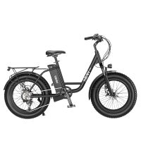 HiBoy - EX6 Electric Bike w/ 75 mi Max Operating Range & 25 mph Max Speed - Black - Alternate Views