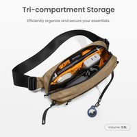 tomtoc - Aviator-T33 3.5L Sling Bag with RFID Blocking, Minimalist Crossbody Bag Chest Bag Should... - Alternate Views