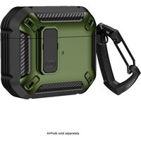 SaharaCase - Raider Series Heavy-Duty Case for Apple AirPods 4 and AirPods 4 with Active Noise Ca... - Alternate Views