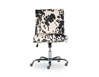 Linon Home Décor - Donora Microfiber Fabric Adjustable Office Chair With Chrome Base - Black and ... - Alternate Views
