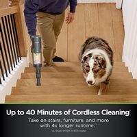 Shark - PowerBoost Cordless 2-in-1 Car/Home Handheld PowerVac - Charcoal + Electric Green - Alternate Views