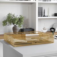 Martha Stewart - Ryder Premium Mesh Metal Large Drawer Organizer - Gold - Alternate Views