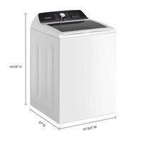 Whirlpool - 4.6 Cu. Ft. Top Load Washer with Built-In Faucet - White - Alternate Views