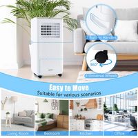 Costway 8000BTU Portable Air Conditioner Cools up to 250 sq.ft 3-in-1 Freestanding Air Cooler wit... - Alternate Views