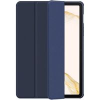 SaharaCase - Folio Case for Samsung Galaxy Tab S8 - Clear/Navy Blue - Alternate Views