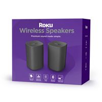 Roku Wireless Surround Speakers (Pair) for Roku TV, Roku Smart Soundbar, Roku Streambar or Stream... - Alternate Views