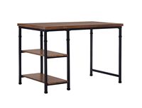 Linon Home Décor - Averill Two-Shelf Desk - Black & Ash - Alternate Views