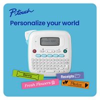 Brother - P-touch PT-N25BT Personal Connected Label Maker with Btag Tape - White - Alternate Views