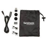 Saramonic - Lavalier Mic w/ USB-C Output, 6.6' Cable & USB Adapter for Mobile Devices & Computers... - Alternate Views