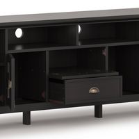 Simpli Home - Redmond SOLID WOOD 72 inch TV Media Stand in Hickory Brown For TVs up to 80 inches ... - Alternate Views