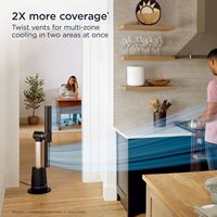 Shark - TurboBlade Ultra-powerful Bladeless Tower Fan - Charcoal - Alternate Views